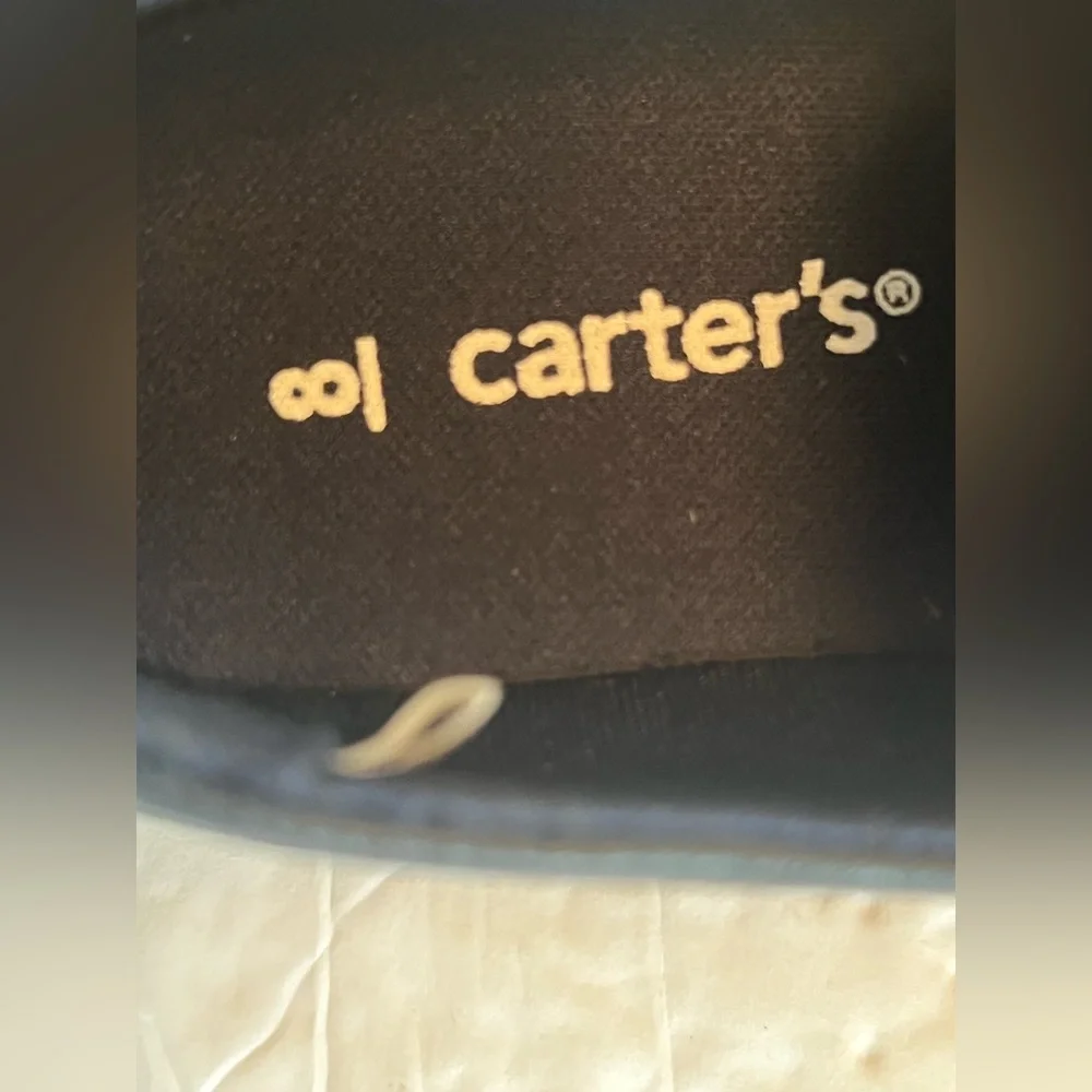 Carter's Black Kids Moccasins